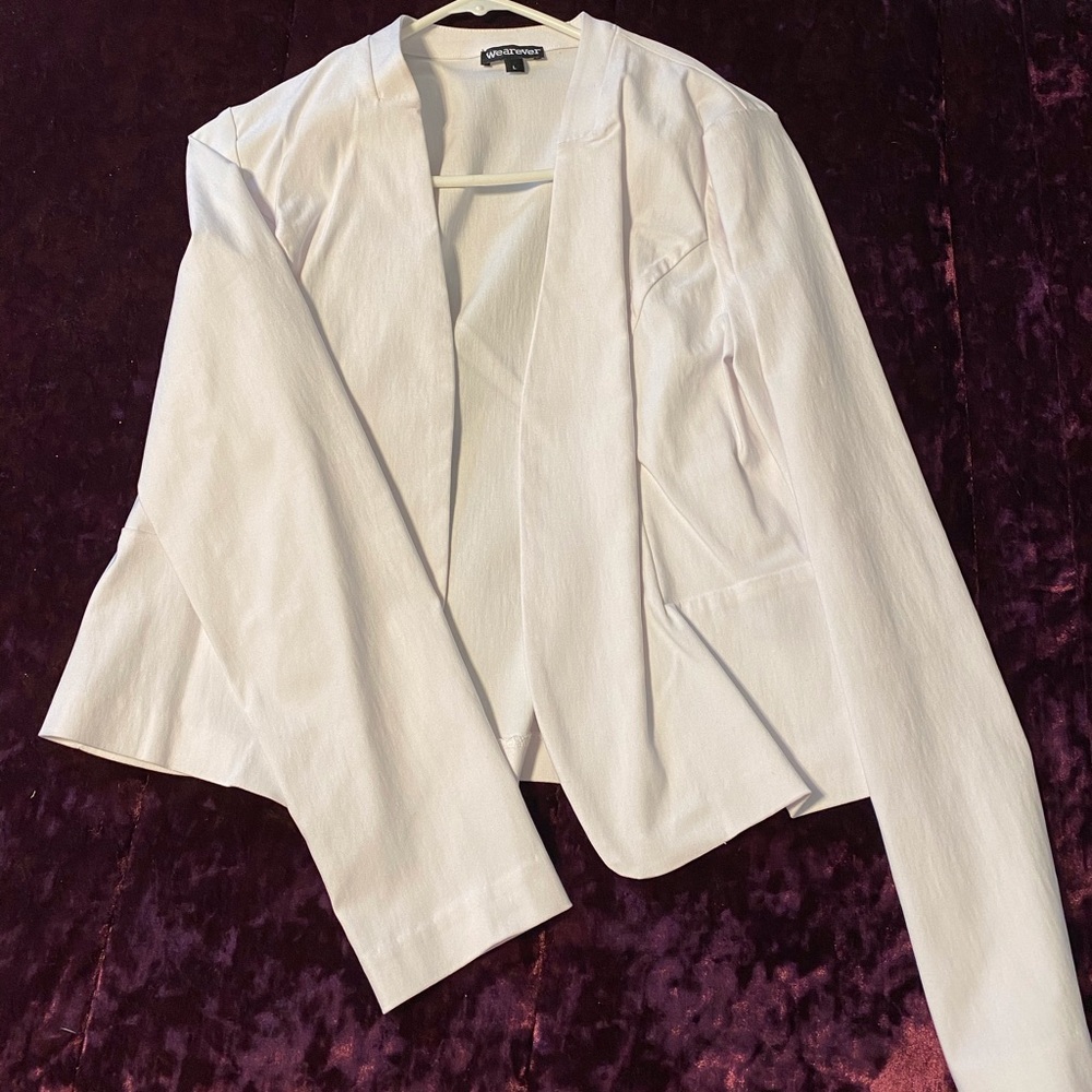 White blazer jacket